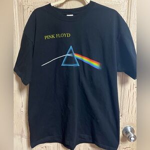 Anvil Pink Floyd  Black T-Shirt